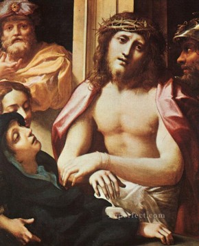 Ecce Homo Renaissance Mannerism Antonio da Correggio Oil Paintings